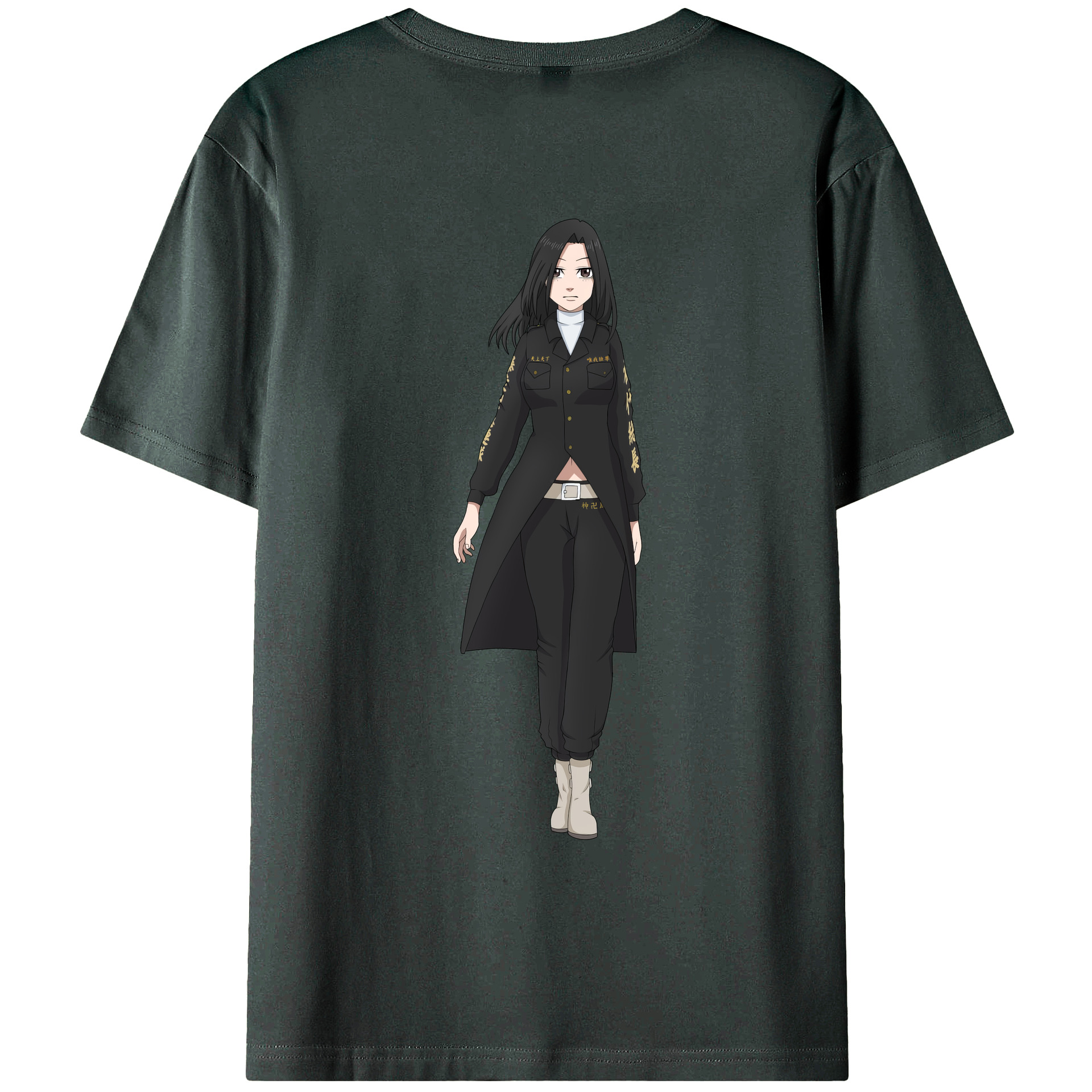 （画像用） 東京リベンジャーズ Tokyo Revengers 綿100％ メンズ半袖Tシャツ（バックプリント） 通気性